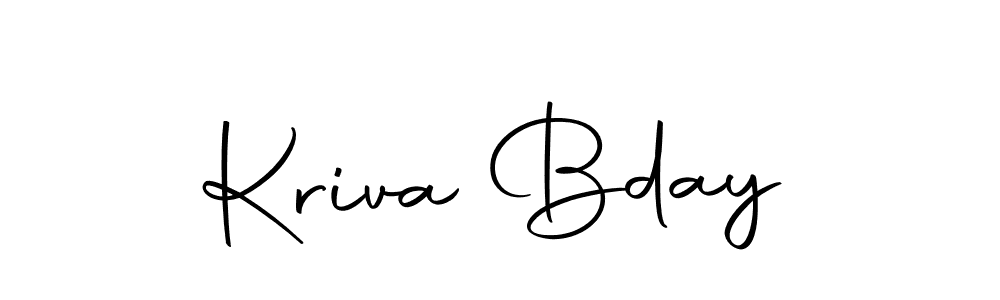 Also we have Kriva Bday name is the best signature style. Create professional handwritten signature collection using Autography-DOLnW autograph style. Kriva Bday signature style 10 images and pictures png