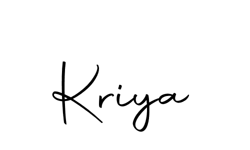 Create a beautiful signature design for name Kriya. With this signature (Autography-DOLnW) fonts, you can make a handwritten signature for free. Kriya signature style 10 images and pictures png