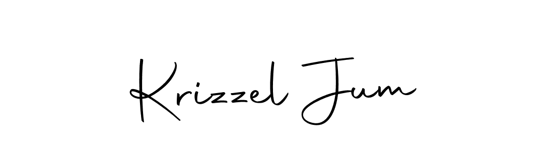 How to make Krizzel Jum name signature. Use Autography-DOLnW style for creating short signs online. This is the latest handwritten sign. Krizzel Jum signature style 10 images and pictures png