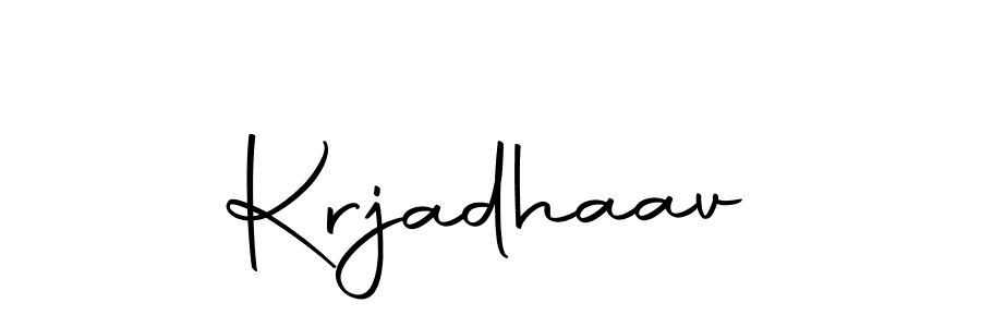How to make Krjadhaav name signature. Use Autography-DOLnW style for creating short signs online. This is the latest handwritten sign. Krjadhaav signature style 10 images and pictures png