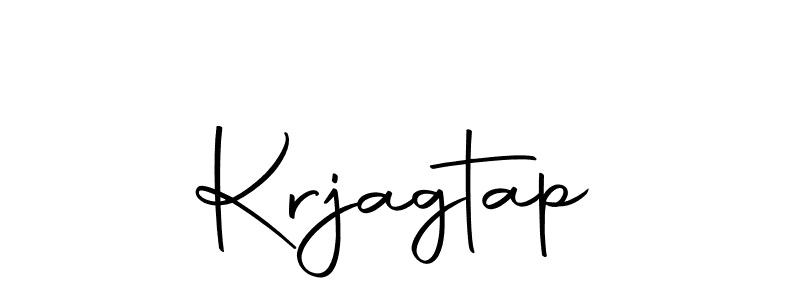 You can use this online signature creator to create a handwritten signature for the name Krjagtap. This is the best online autograph maker. Krjagtap signature style 10 images and pictures png