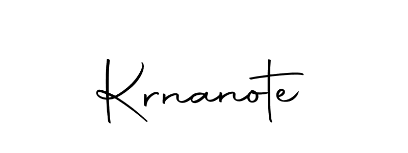 Krnanote stylish signature style. Best Handwritten Sign (Autography-DOLnW) for my name. Handwritten Signature Collection Ideas for my name Krnanote. Krnanote signature style 10 images and pictures png