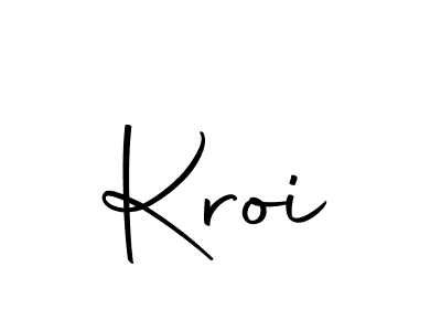 Design your own signature with our free online signature maker. With this signature software, you can create a handwritten (Autography-DOLnW) signature for name Kroi. Kroi signature style 10 images and pictures png