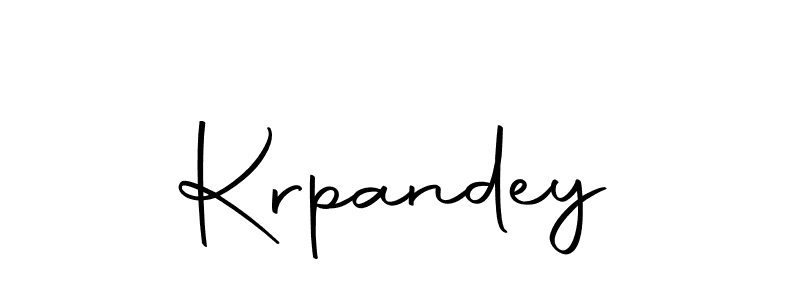 How to make Krpandey name signature. Use Autography-DOLnW style for creating short signs online. This is the latest handwritten sign. Krpandey signature style 10 images and pictures png