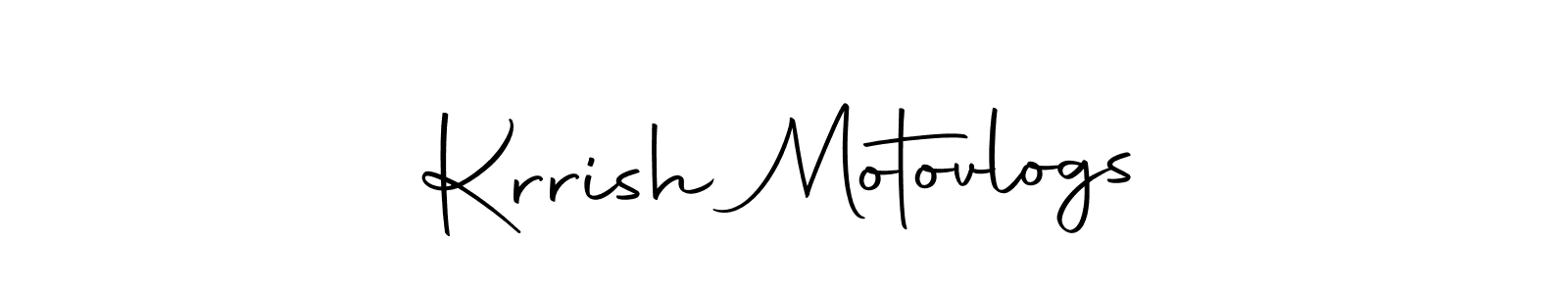 Autography-DOLnW is a professional signature style that is perfect for those who want to add a touch of class to their signature. It is also a great choice for those who want to make their signature more unique. Get Krrish Motovlogs name to fancy signature for free. Krrish Motovlogs signature style 10 images and pictures png