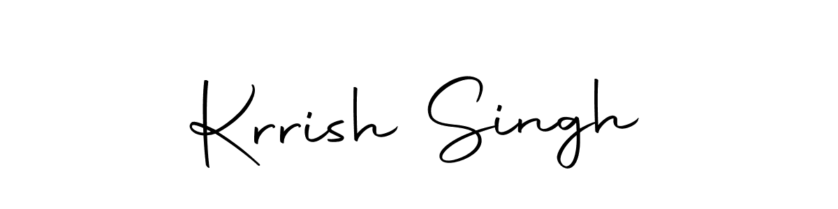 Make a short Krrish Singh signature style. Manage your documents anywhere anytime using Autography-DOLnW. Create and add eSignatures, submit forms, share and send files easily. Krrish Singh signature style 10 images and pictures png