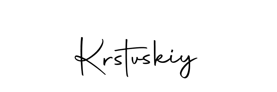 Similarly Autography-DOLnW is the best handwritten signature design. Signature creator online .You can use it as an online autograph creator for name Krstvskiy. Krstvskiy signature style 10 images and pictures png