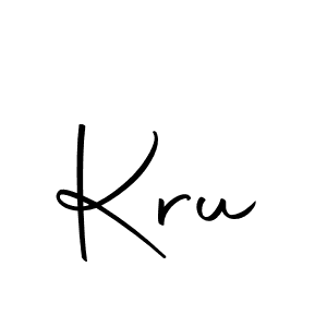 You should practise on your own different ways (Autography-DOLnW) to write your name (Kru) in signature. don't let someone else do it for you. Kru signature style 10 images and pictures png