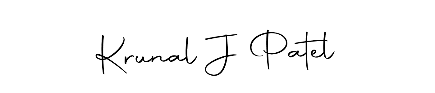 Also You can easily find your signature by using the search form. We will create Krunal J Patel name handwritten signature images for you free of cost using Autography-DOLnW sign style. Krunal J Patel signature style 10 images and pictures png