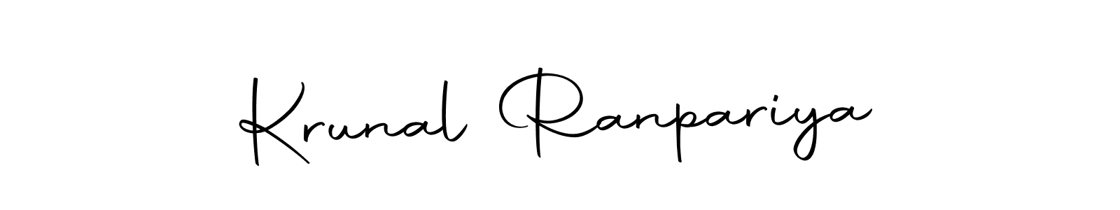 Make a beautiful signature design for name Krunal Ranpariya. Use this online signature maker to create a handwritten signature for free. Krunal Ranpariya signature style 10 images and pictures png