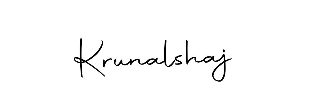 Krunalshaj stylish signature style. Best Handwritten Sign (Autography-DOLnW) for my name. Handwritten Signature Collection Ideas for my name Krunalshaj. Krunalshaj signature style 10 images and pictures png