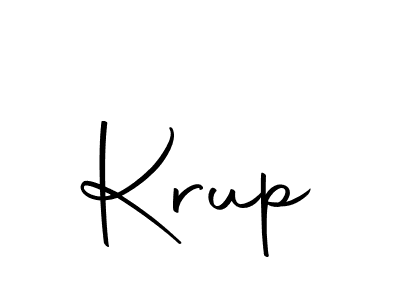 Autography-DOLnW is a professional signature style that is perfect for those who want to add a touch of class to their signature. It is also a great choice for those who want to make their signature more unique. Get Krup name to fancy signature for free. Krup signature style 10 images and pictures png