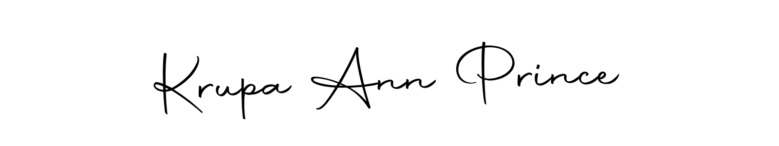 How to make Krupa Ann Prince signature? Autography-DOLnW is a professional autograph style. Create handwritten signature for Krupa Ann Prince name. Krupa Ann Prince signature style 10 images and pictures png