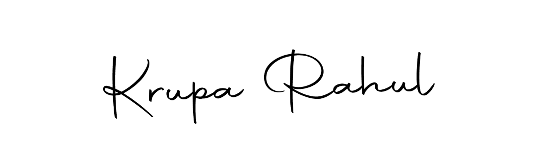 Here are the top 10 professional signature styles for the name Krupa Rahul. These are the best autograph styles you can use for your name. Krupa Rahul signature style 10 images and pictures png