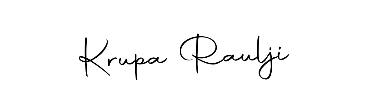 Make a beautiful signature design for name Krupa Raulji. With this signature (Autography-DOLnW) style, you can create a handwritten signature for free. Krupa Raulji signature style 10 images and pictures png