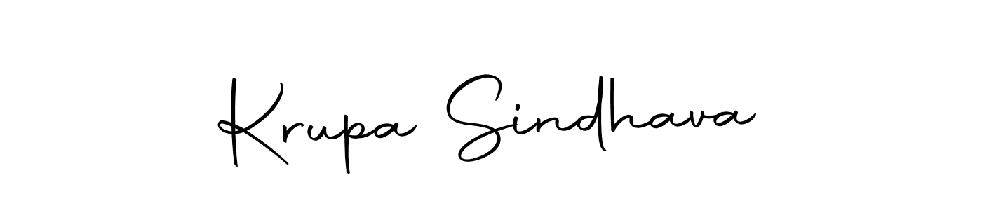 Make a beautiful signature design for name Krupa Sindhava. Use this online signature maker to create a handwritten signature for free. Krupa Sindhava signature style 10 images and pictures png