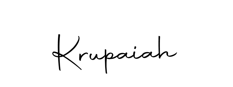 Similarly Autography-DOLnW is the best handwritten signature design. Signature creator online .You can use it as an online autograph creator for name Krupaiah. Krupaiah signature style 10 images and pictures png