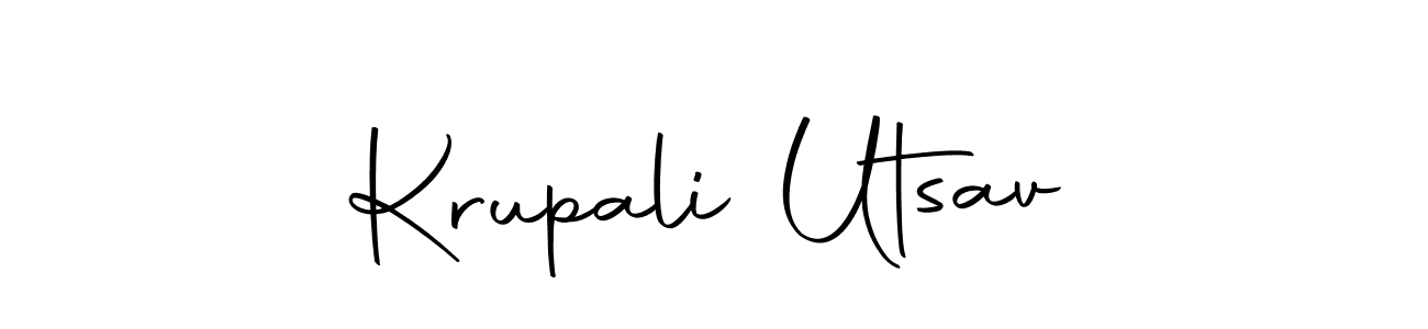 You can use this online signature creator to create a handwritten signature for the name Krupali Utsav. This is the best online autograph maker. Krupali Utsav signature style 10 images and pictures png