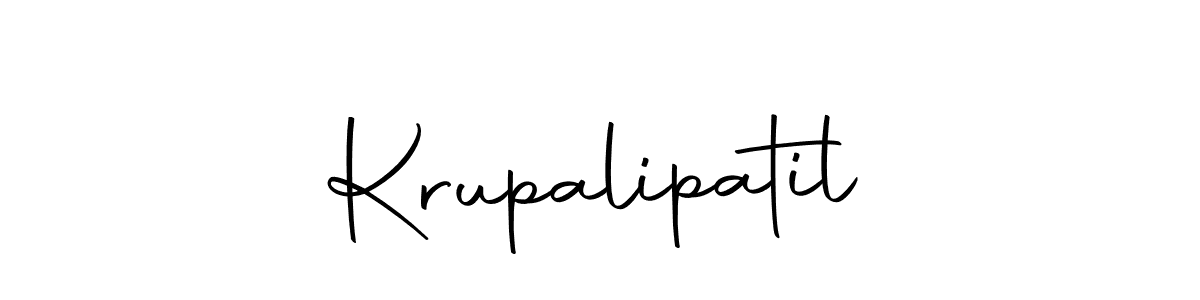 Design your own signature with our free online signature maker. With this signature software, you can create a handwritten (Autography-DOLnW) signature for name Krupalipatil. Krupalipatil signature style 10 images and pictures png