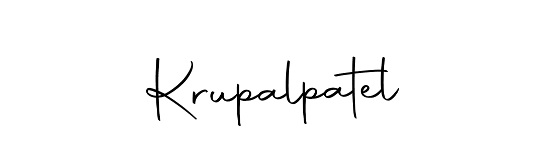 Also we have Krupalpatel name is the best signature style. Create professional handwritten signature collection using Autography-DOLnW autograph style. Krupalpatel signature style 10 images and pictures png