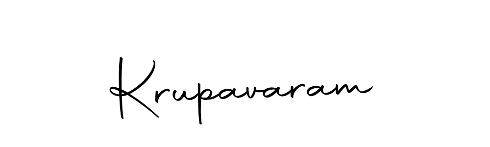 Krupavaram stylish signature style. Best Handwritten Sign (Autography-DOLnW) for my name. Handwritten Signature Collection Ideas for my name Krupavaram. Krupavaram signature style 10 images and pictures png