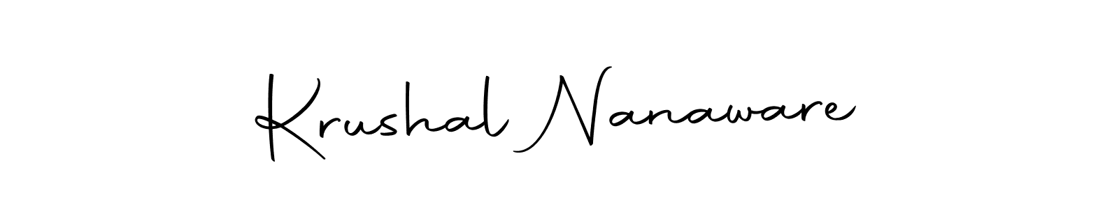 See photos of Krushal Nanaware official signature by Spectra . Check more albums & portfolios. Read reviews & check more about Autography-DOLnW font. Krushal Nanaware signature style 10 images and pictures png