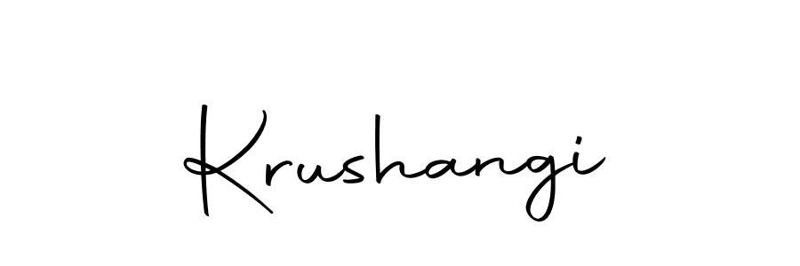 Here are the top 10 professional signature styles for the name Krushangi. These are the best autograph styles you can use for your name. Krushangi signature style 10 images and pictures png