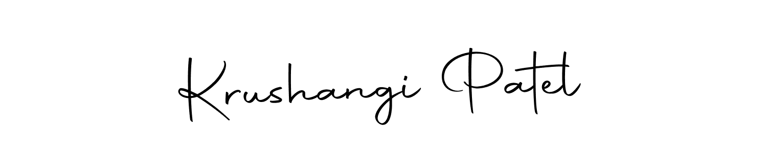 How to make Krushangi Patel signature? Autography-DOLnW is a professional autograph style. Create handwritten signature for Krushangi Patel name. Krushangi Patel signature style 10 images and pictures png