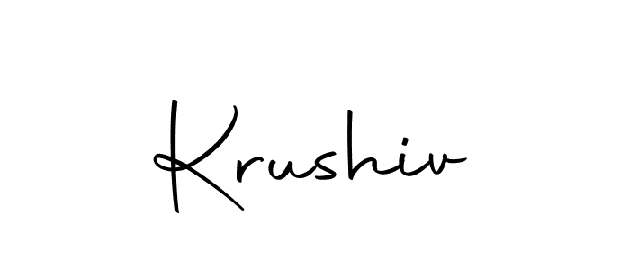 if you are searching for the best signature style for your name Krushiv. so please give up your signature search. here we have designed multiple signature styles  using Autography-DOLnW. Krushiv signature style 10 images and pictures png