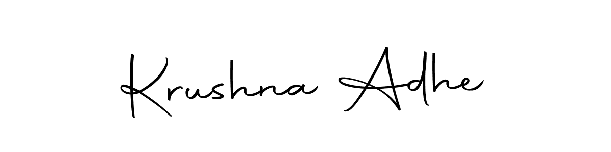 Autography-DOLnW is a professional signature style that is perfect for those who want to add a touch of class to their signature. It is also a great choice for those who want to make their signature more unique. Get Krushna Adhe name to fancy signature for free. Krushna Adhe signature style 10 images and pictures png