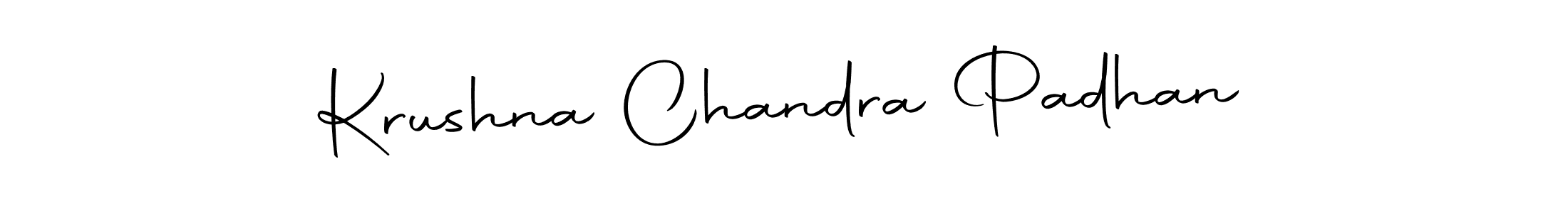 You should practise on your own different ways (Autography-DOLnW) to write your name (Krushna Chandra Padhan) in signature. don't let someone else do it for you. Krushna Chandra Padhan signature style 10 images and pictures png