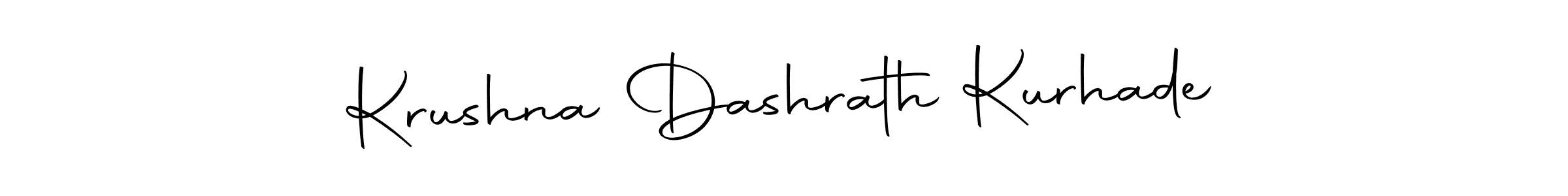 Here are the top 10 professional signature styles for the name Krushna Dashrath Kurhade. These are the best autograph styles you can use for your name. Krushna Dashrath Kurhade signature style 10 images and pictures png