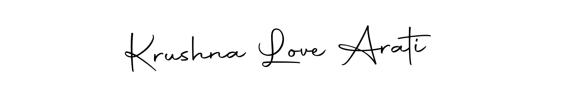 You should practise on your own different ways (Autography-DOLnW) to write your name (Krushna Love Arati) in signature. don't let someone else do it for you. Krushna Love Arati signature style 10 images and pictures png