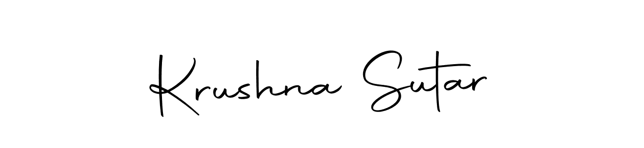 Similarly Autography-DOLnW is the best handwritten signature design. Signature creator online .You can use it as an online autograph creator for name Krushna Sutar. Krushna Sutar signature style 10 images and pictures png