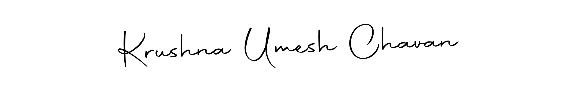 You can use this online signature creator to create a handwritten signature for the name Krushna Umesh Chavan. This is the best online autograph maker. Krushna Umesh Chavan signature style 10 images and pictures png