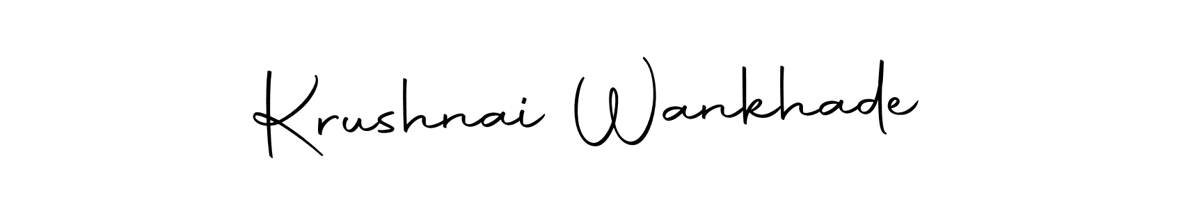 Once you've used our free online signature maker to create your best signature Autography-DOLnW style, it's time to enjoy all of the benefits that Krushnai Wankhade name signing documents. Krushnai Wankhade signature style 10 images and pictures png