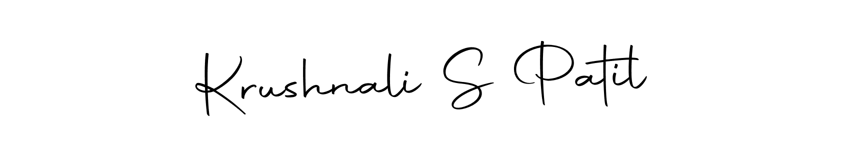 if you are searching for the best signature style for your name Krushnali S Patil. so please give up your signature search. here we have designed multiple signature styles  using Autography-DOLnW. Krushnali S Patil signature style 10 images and pictures png