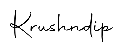 Use a signature maker to create a handwritten signature online. With this signature software, you can design (Autography-DOLnW) your own signature for name Krushndip. Krushndip signature style 10 images and pictures png