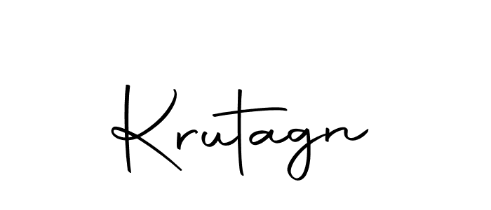 Similarly Autography-DOLnW is the best handwritten signature design. Signature creator online .You can use it as an online autograph creator for name Krutagn. Krutagn signature style 10 images and pictures png