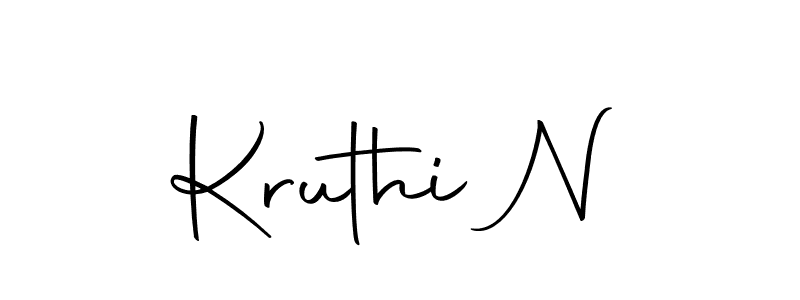 Also we have Kruthi N name is the best signature style. Create professional handwritten signature collection using Autography-DOLnW autograph style. Kruthi N signature style 10 images and pictures png