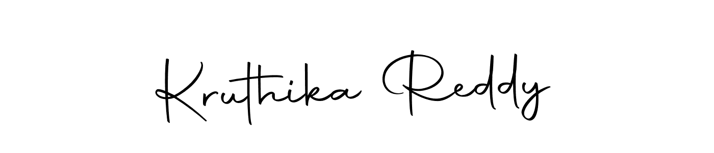 You can use this online signature creator to create a handwritten signature for the name Kruthika Reddy. This is the best online autograph maker. Kruthika Reddy signature style 10 images and pictures png