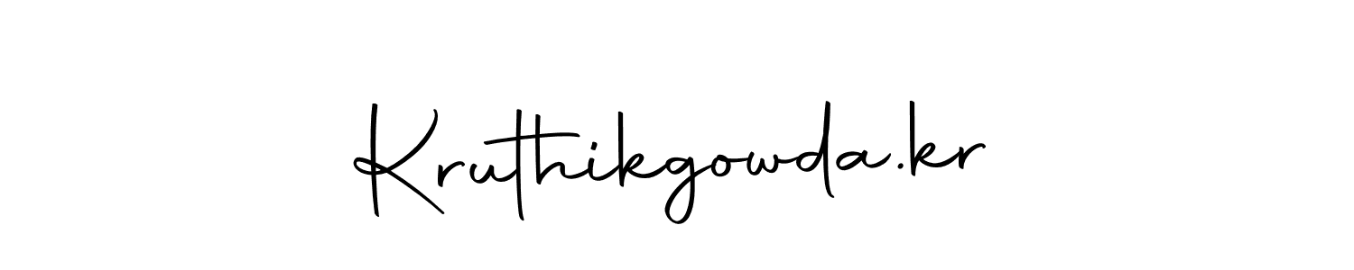 if you are searching for the best signature style for your name Kruthikgowda.kr. so please give up your signature search. here we have designed multiple signature styles  using Autography-DOLnW. Kruthikgowda.kr signature style 10 images and pictures png