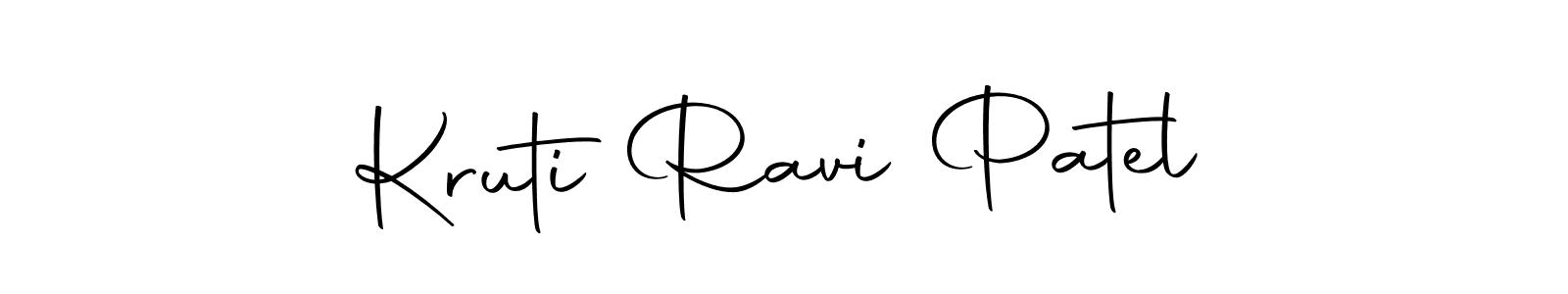 Kruti Ravi Patel stylish signature style. Best Handwritten Sign (Autography-DOLnW) for my name. Handwritten Signature Collection Ideas for my name Kruti Ravi Patel. Kruti Ravi Patel signature style 10 images and pictures png