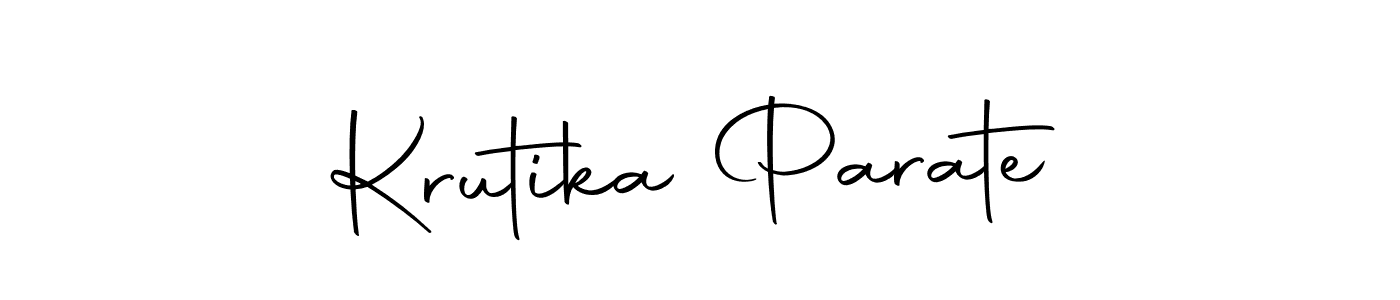 Also we have Krutika Parate name is the best signature style. Create professional handwritten signature collection using Autography-DOLnW autograph style. Krutika Parate signature style 10 images and pictures png