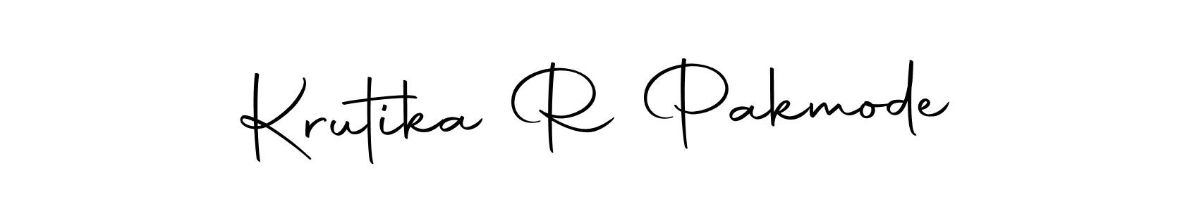 Use a signature maker to create a handwritten signature online. With this signature software, you can design (Autography-DOLnW) your own signature for name Krutika R Pakmode. Krutika R Pakmode signature style 10 images and pictures png