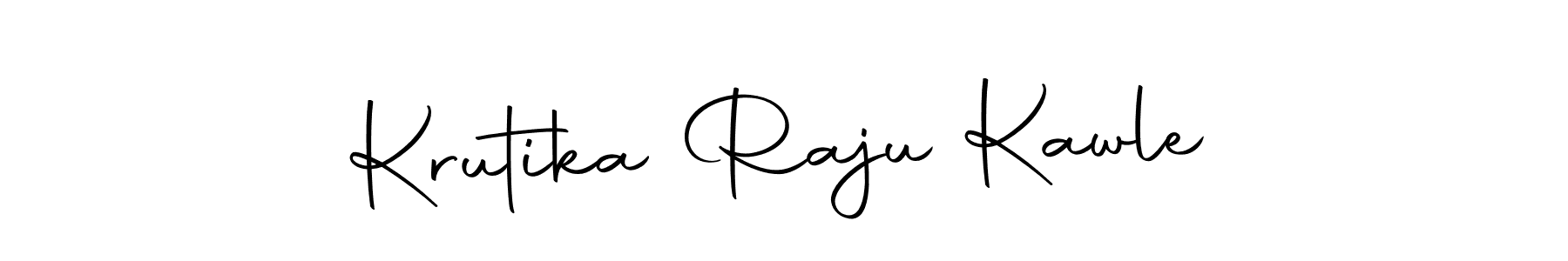 This is the best signature style for the Krutika Raju Kawle name. Also you like these signature font (Autography-DOLnW). Mix name signature. Krutika Raju Kawle signature style 10 images and pictures png