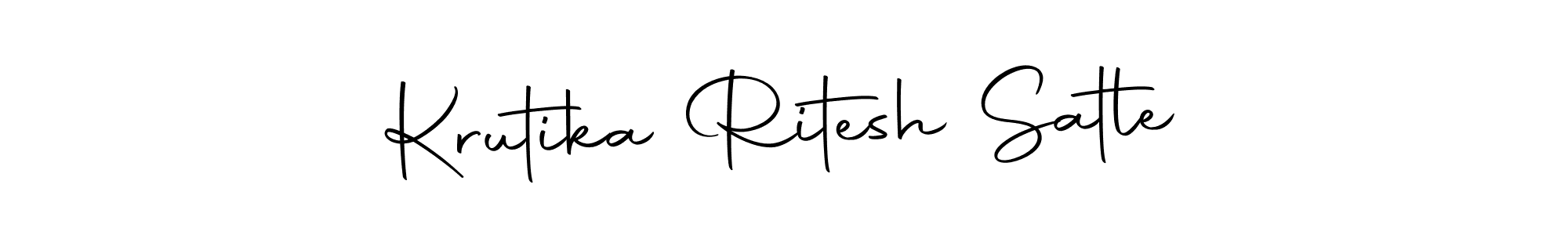 You can use this online signature creator to create a handwritten signature for the name Krutika Ritesh Satle. This is the best online autograph maker. Krutika Ritesh Satle signature style 10 images and pictures png