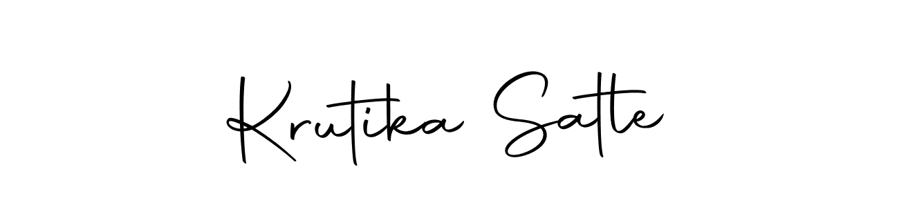 The best way (Autography-DOLnW) to make a short signature is to pick only two or three words in your name. The name Krutika Satle include a total of six letters. For converting this name. Krutika Satle signature style 10 images and pictures png