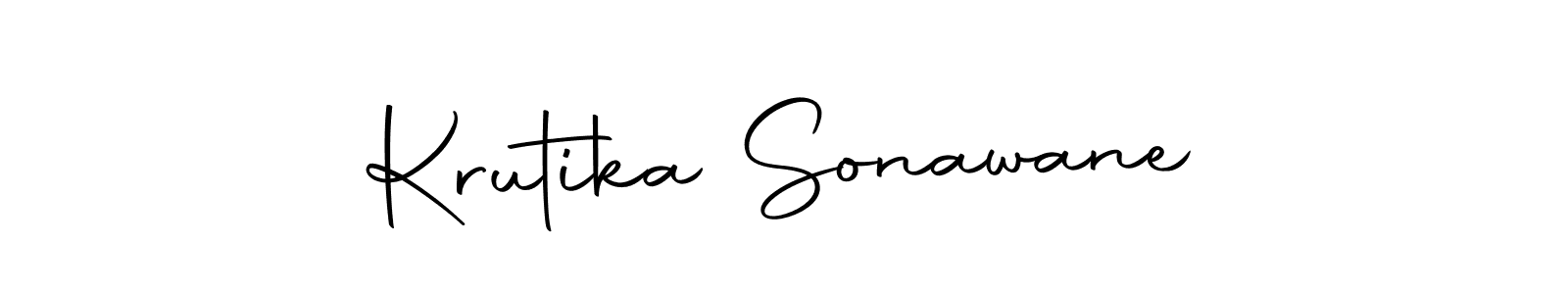 if you are searching for the best signature style for your name Krutika Sonawane. so please give up your signature search. here we have designed multiple signature styles  using Autography-DOLnW. Krutika Sonawane signature style 10 images and pictures png