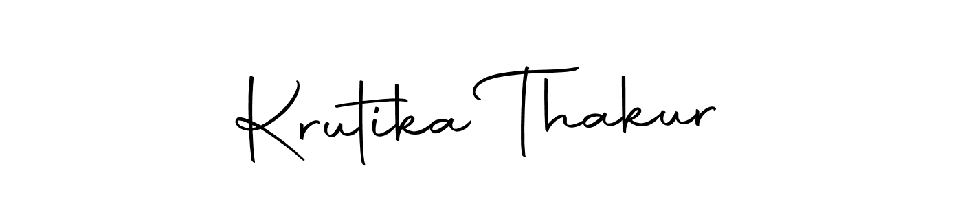 Design your own signature with our free online signature maker. With this signature software, you can create a handwritten (Autography-DOLnW) signature for name Krutika Thakur. Krutika Thakur signature style 10 images and pictures png